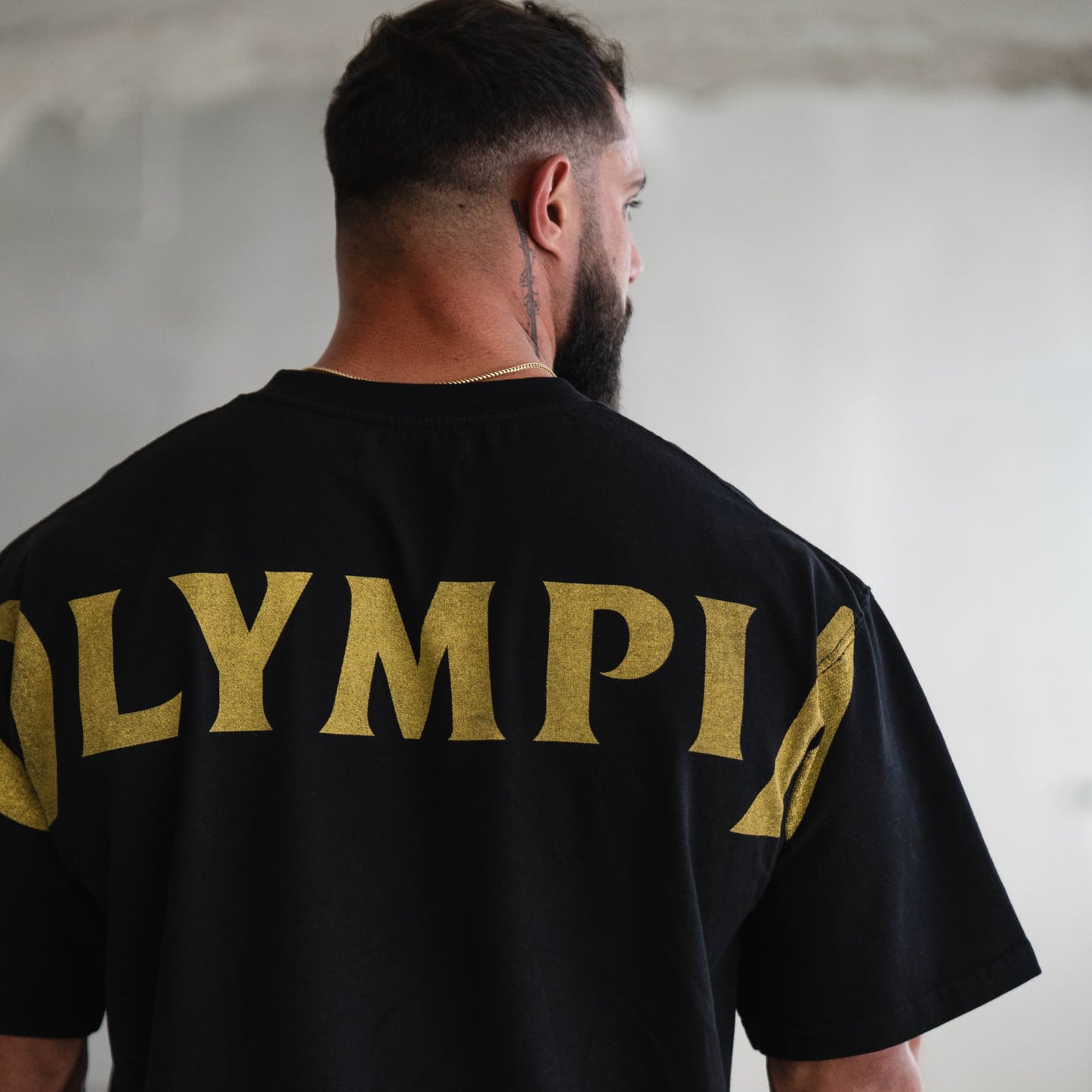 Olympia Gold Shoulder Tee