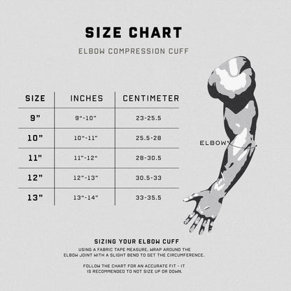 Elbow Compression Cuffs - Black