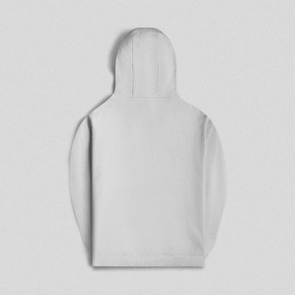 Heavyweight Core Skull Hoodie - Light Heather Gray