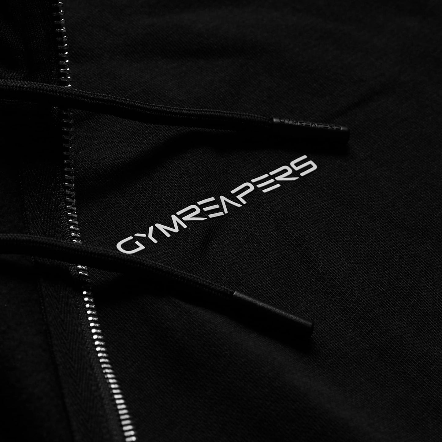 Axis Zip-Up Hoodie - Black/White