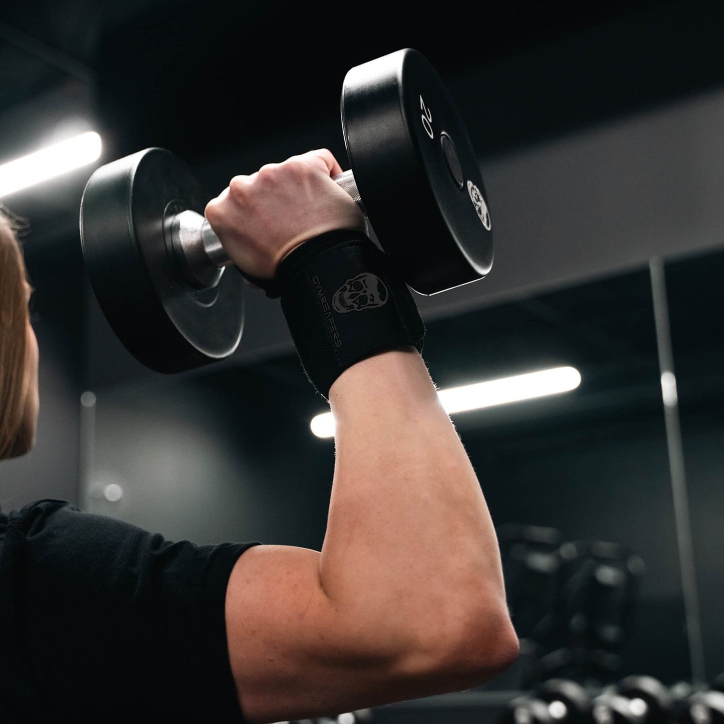 18" Wrist Wraps - Black/Black