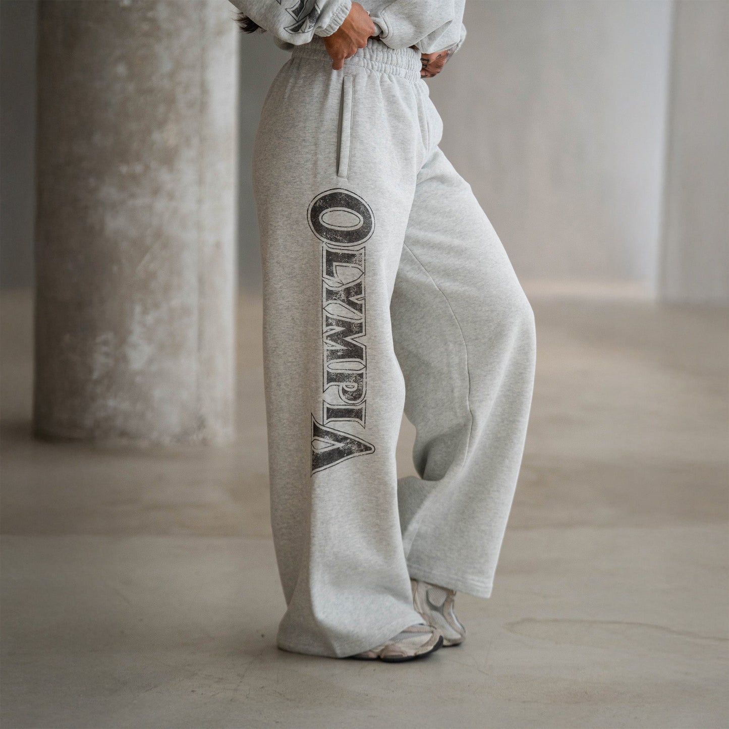 The Olympia Wide Leg Jogger