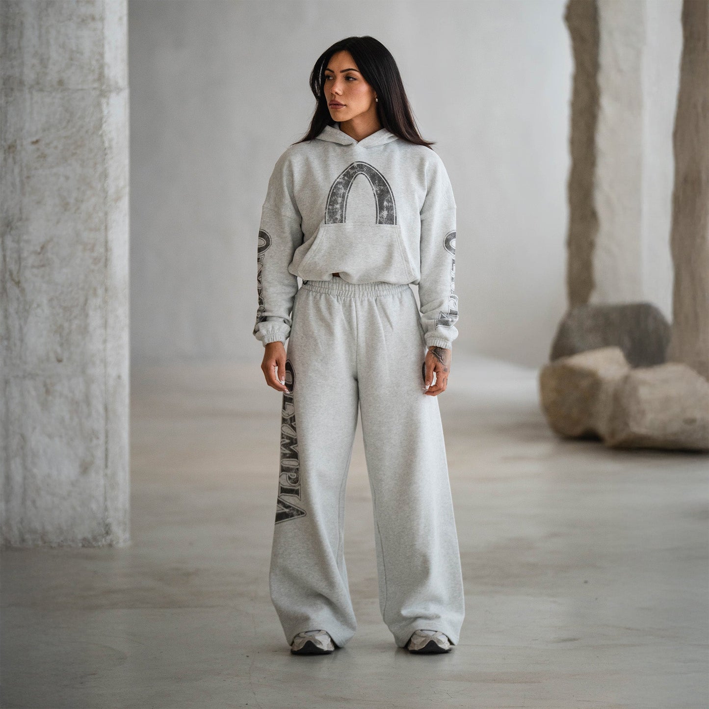 The Olympia Wide Leg Jogger