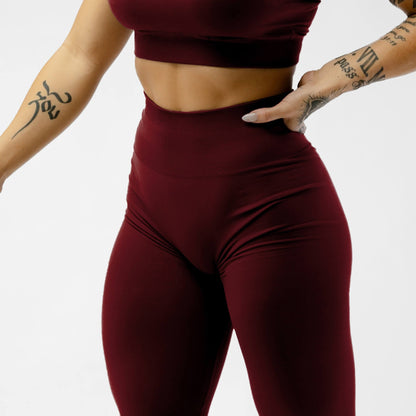 Halo Leggings - Wine