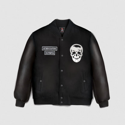 Olympia Varsity Jacket Electric Skull