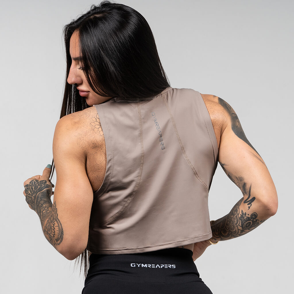 Women's Performance Tank - Taupe