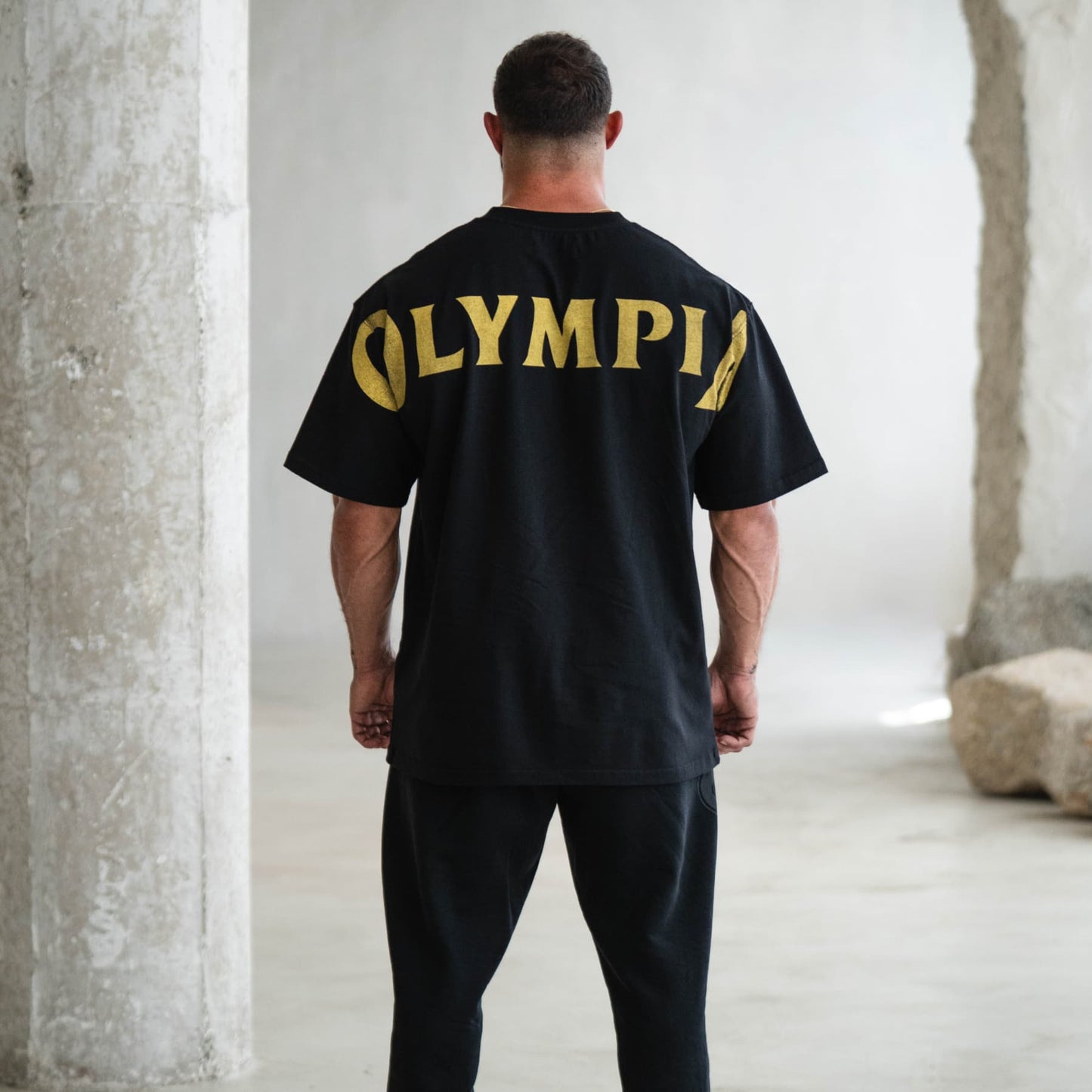 Olympia Gold Shoulder Tee