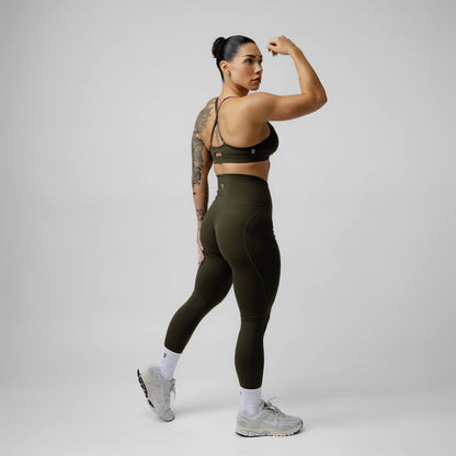 Victory Leggings - Forest Green