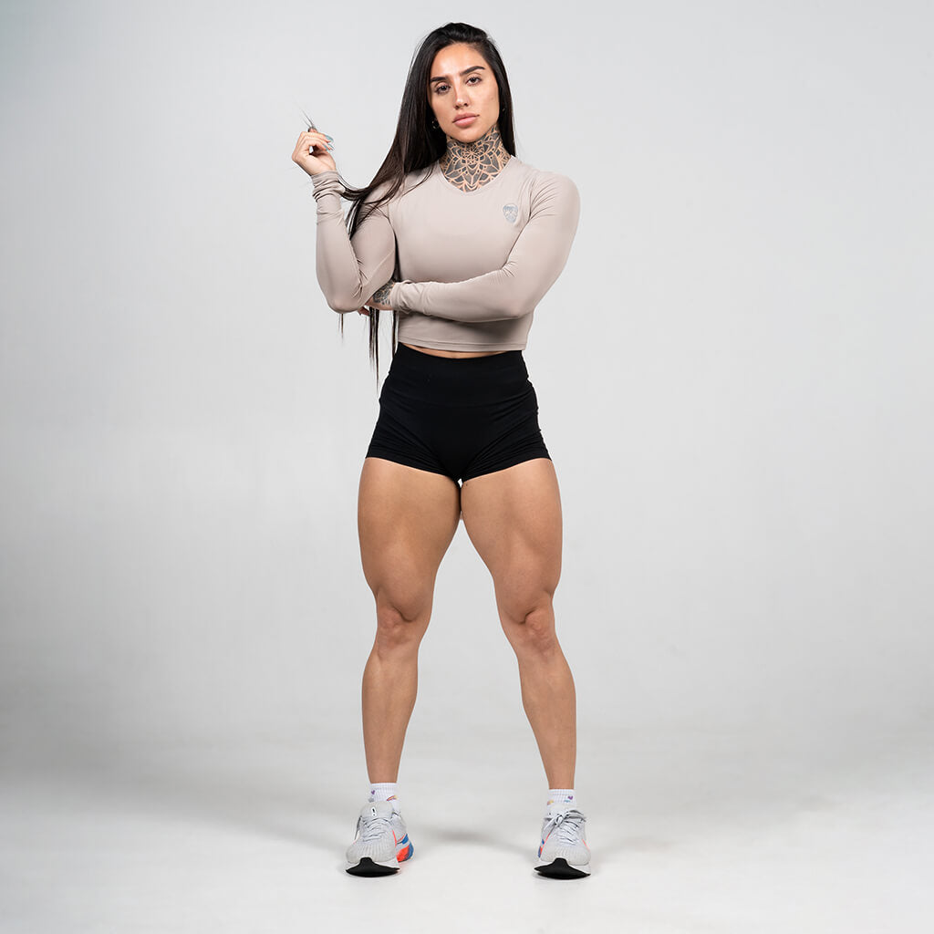 Women's Performance Long Sleeve - Taupe