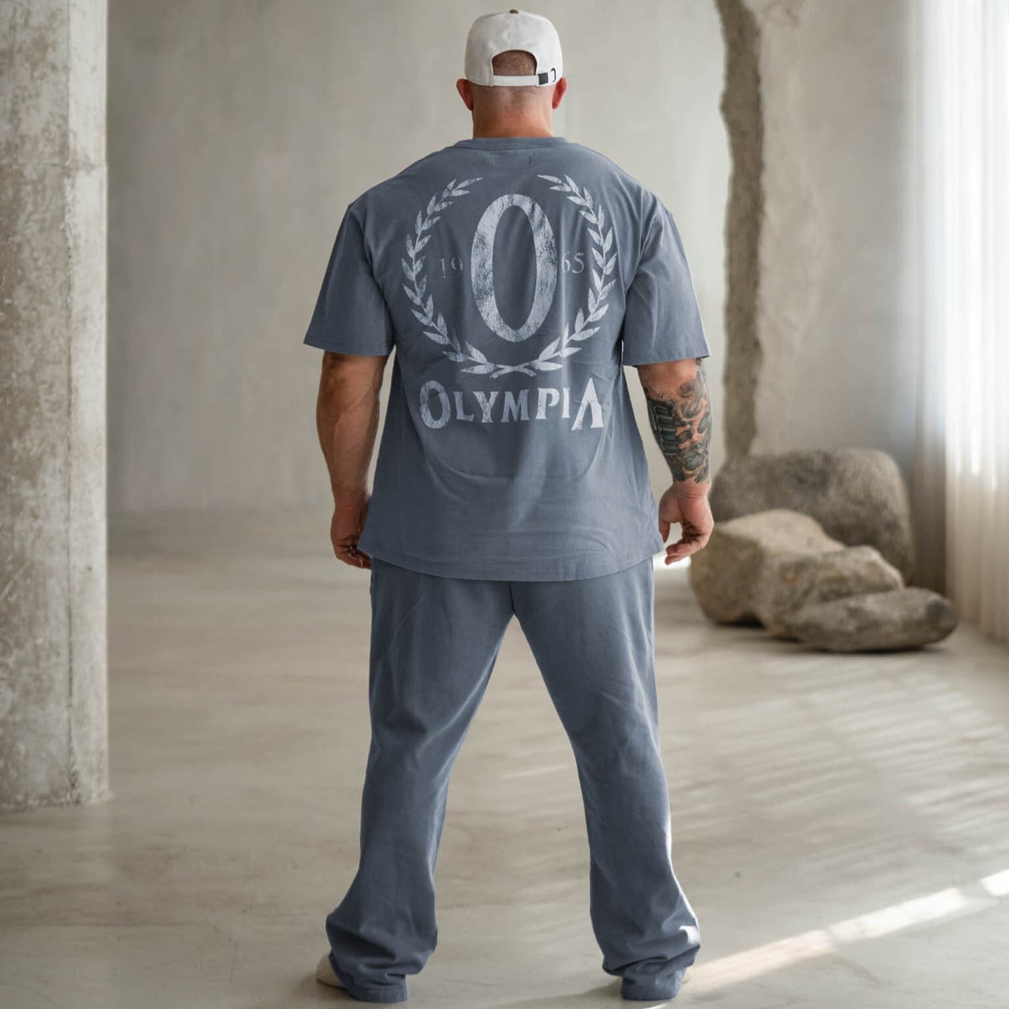 Olympia Wreath Straight Leg Jogger