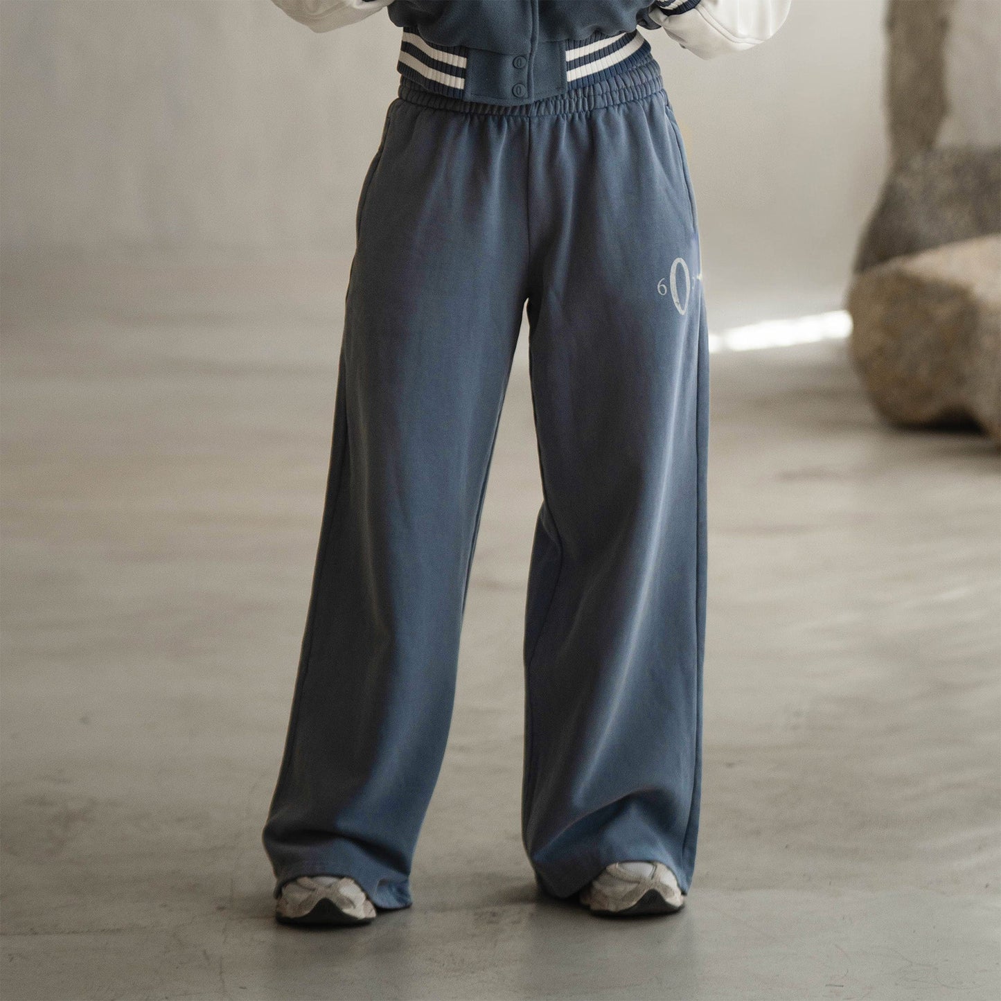 Olympia Wreath Wide Leg Jogger