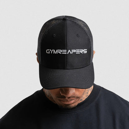 Gymreapers Core Trucker Hat - Black/White