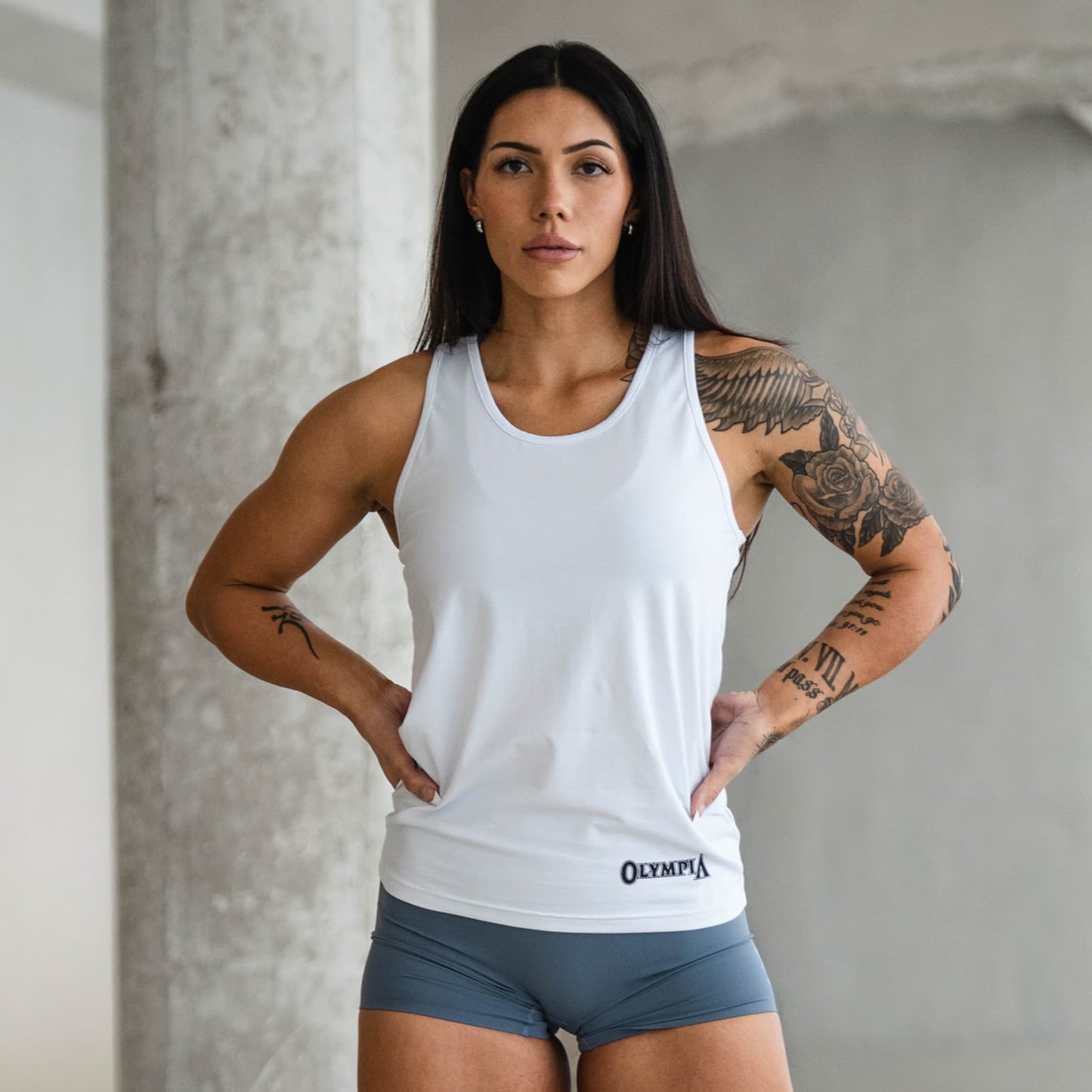 Olympia Racer Back Tank Top