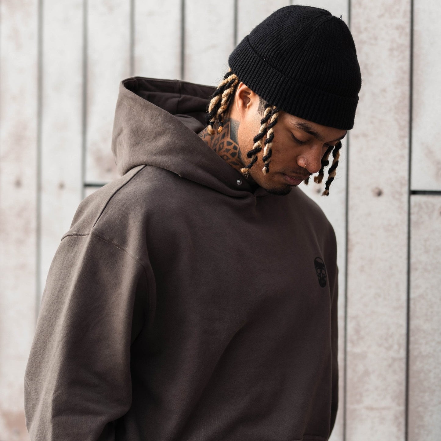 Heavyweight Core Skull Hoodie - Toffee