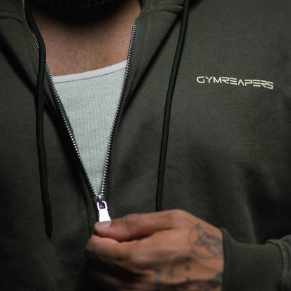 Axis Zip-Up Hoodie - OD Green