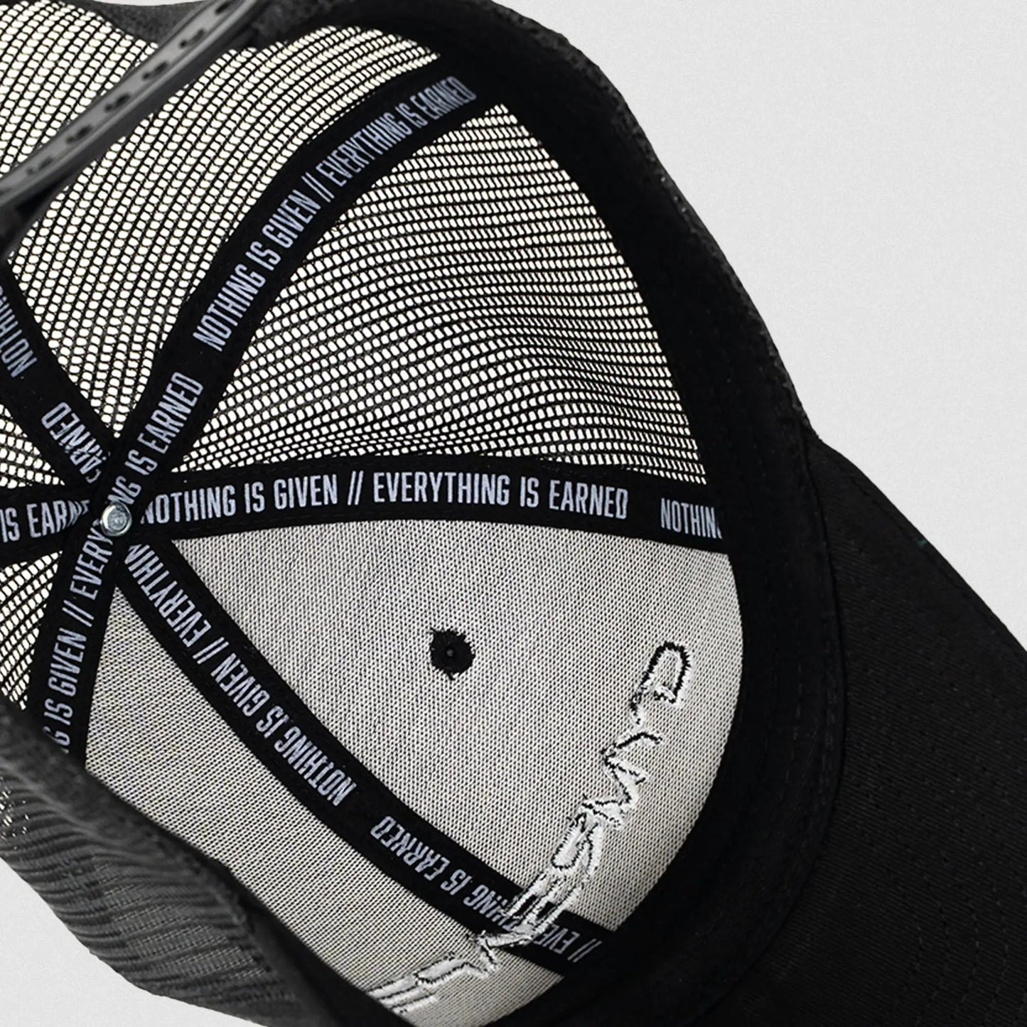 Gymreapers Core Trucker Hat - Black/White