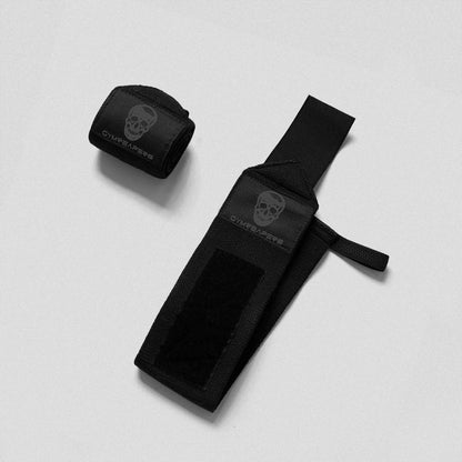 18" Wrist Wraps - Black/Black
