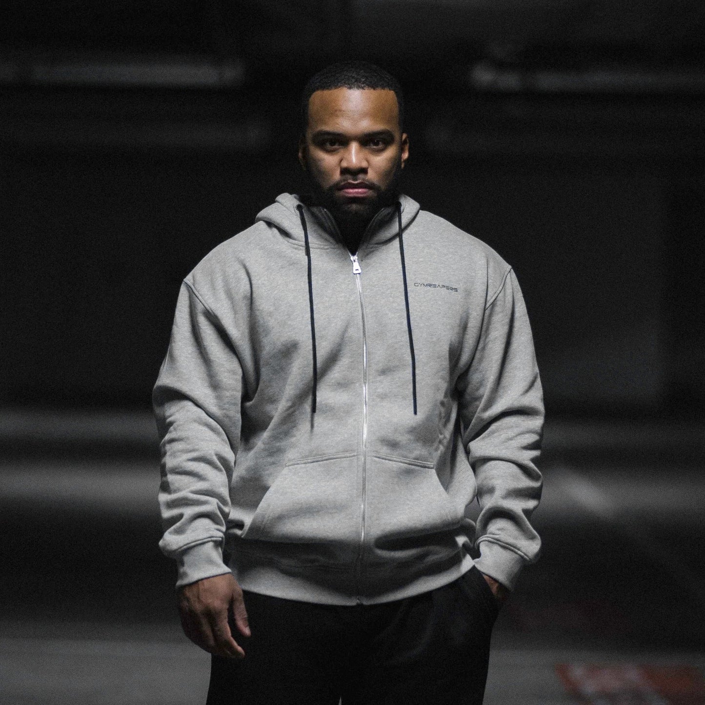 Axis Zip-Up Set - Heather Gray