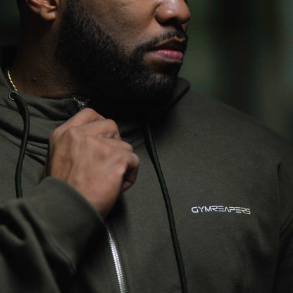 Axis Zip-Up Hoodie - OD Green