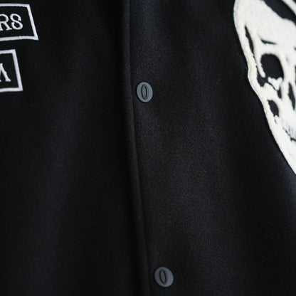 Olympia Varsity Jacket Electric Skull